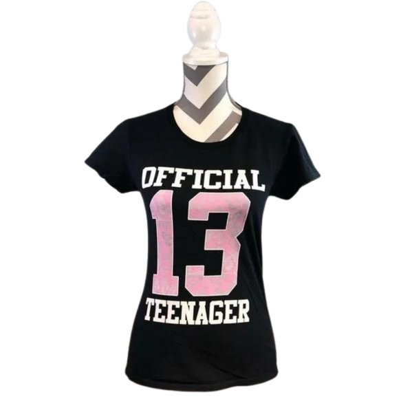 13th Birthday Girl Official Teenager Essential Graphic Tee - Picture 1 of 6